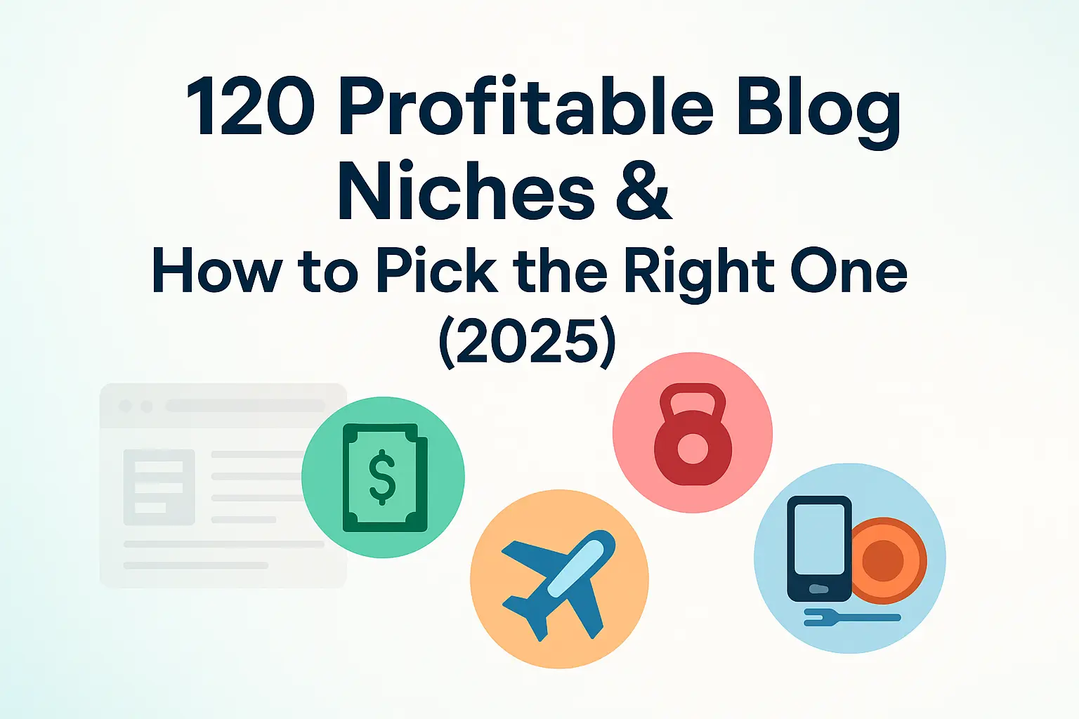 120 Profitable Blog Niche Ideas & How to Pick the Right One (2025 Guide)