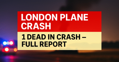 1 dead om crash