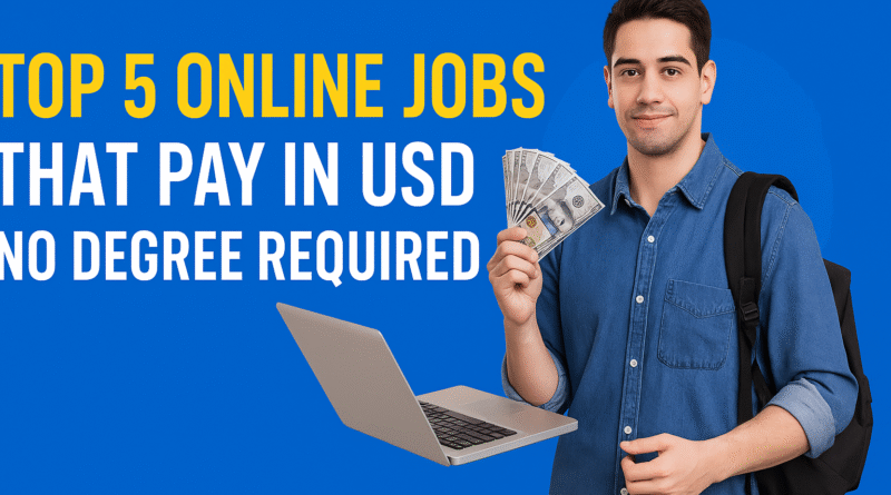 online jobs that pay in USD