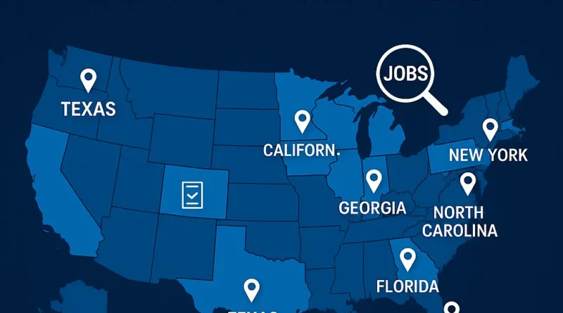 Top US States Hiring in 2025