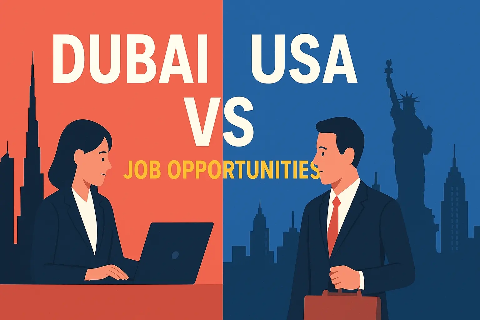 Dubai vs USA: Which Has Better Job Opportunities in 2025?