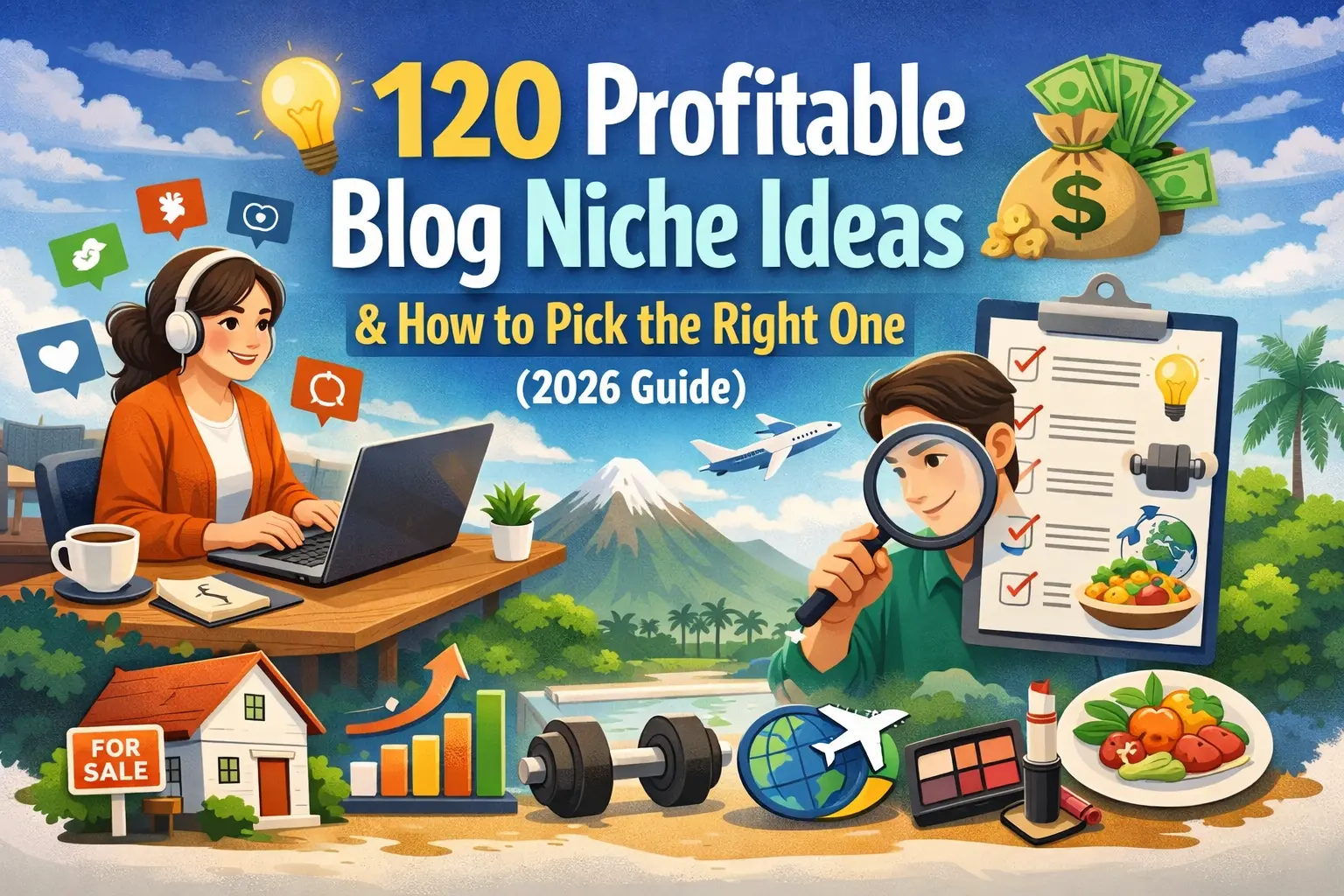 120 Profitable Blog Niche Ideas & How to Pick the Right One (2026 Guide)