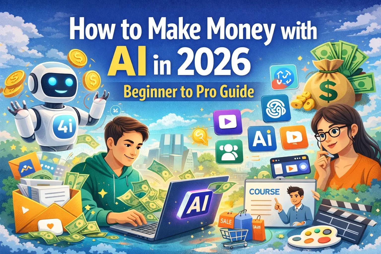 How to Make Money with AI in 2026: The Ultimate Beginner to Pro Guide